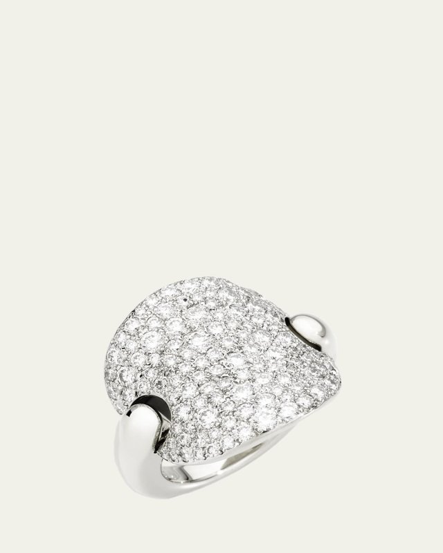 Sabbia 18k White Gold and Diamond Ring
